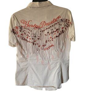 Harley-Davidson zip down front top